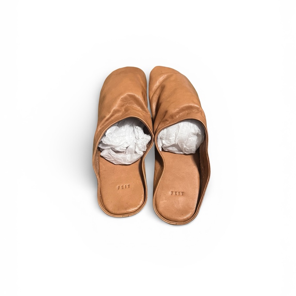 New in Box FEIT leather Indoor slipper Size 46 / 13. Soft Leather and Suede - Picture 10 of 15